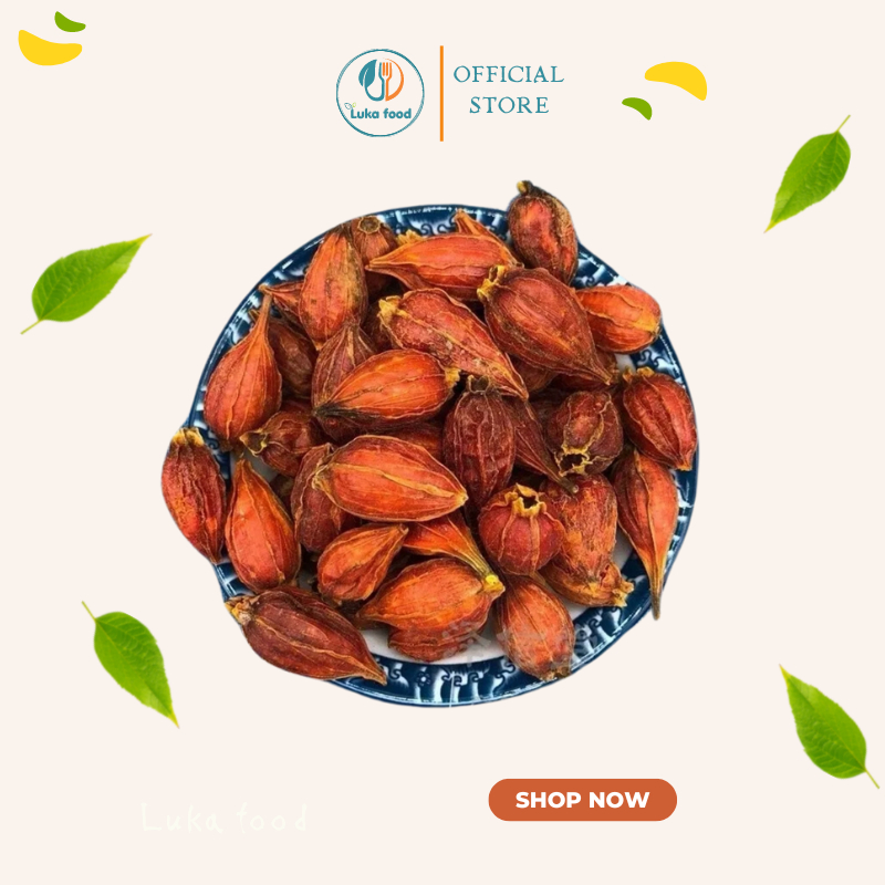 Quả Chi Tử Khô 150g (Dành Dành) - Gia Vị Tạo Màu Vàng Cam Đẹp Mắt Cho Gà Luộc, Xôi, Bánh Luka Food
