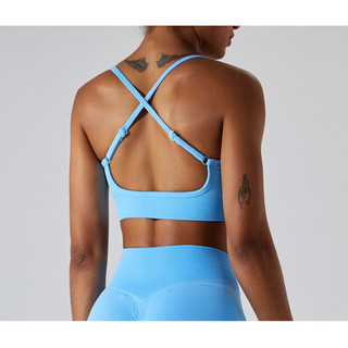 Áo Thể Thao Tập Gym, Yoga Nữ Chéo Lưng Chất Dệt Kim Cao Cấp (ao070)