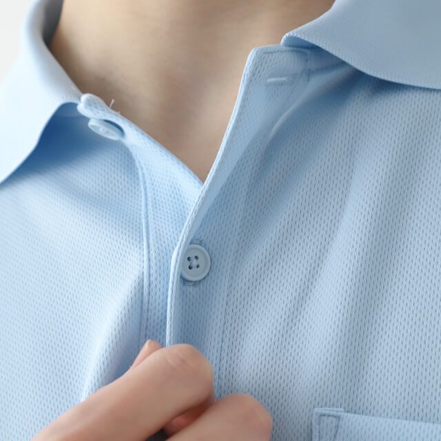 [45-85kg] Áo Polo nam nữ dài tay có túi Basic Glimmer 335A Vải Mesh Nhật, chống nắng, chống tia UV |38-85KG