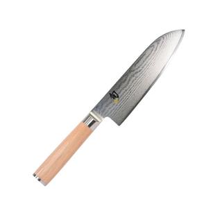 Dao thái đa năng cao cấp KAI Nhật Bản - Shun Classic White Santoku thép VG-Max Damascus 69 lớp DM0702W (180mm)