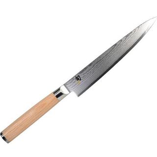 Dao thái đa dụng cao cấp KAI Nhật Bản - Shun Classic White Utility thép VG-Max Damascus 69 lớp DM0701W (150mm)