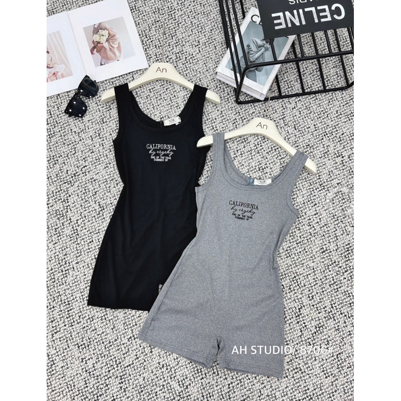 Set Jum set đồ liền thân mặc đi biển kèm ảnh thật