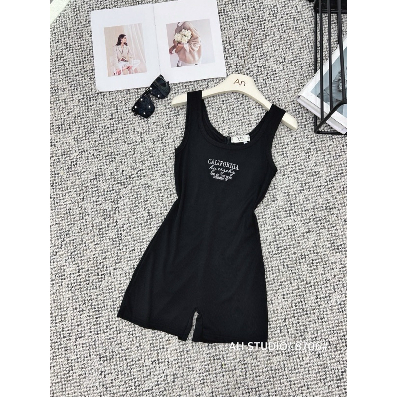 Set Jum set đồ liền thân mặc đi biển kèm ảnh thật