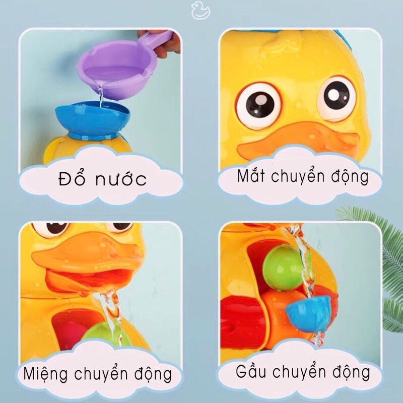 Đồ Chơi Nhà Tắm Đồ Chơi Thác Nước Vịt Con Vịt Chong Chóng Vịt Đồ Chơi Nước Vịt Funny   - PUPU HOUSE