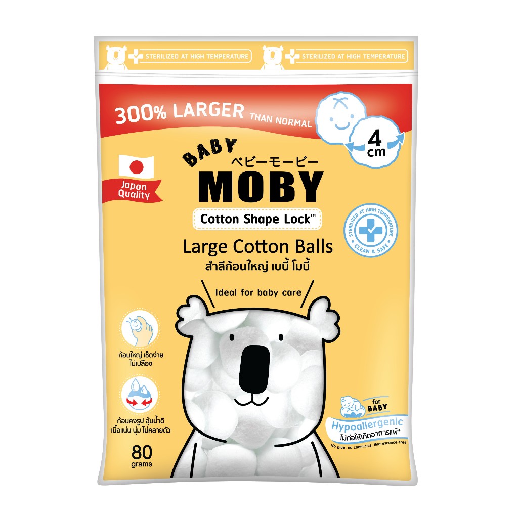 Ảnh 2 Bịch miếng thấm sữa Moby Baby + 1 Bông đa năng 80gr 4