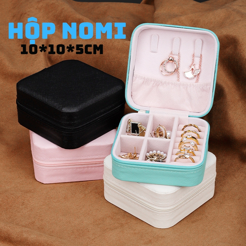 Hộp đựng nữ trang JSP nhiều ngăn nhận in Logo hộp đựng nhẫn bông tai phụ kiện trang sức đa dạng