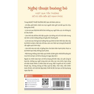 Sách - Nghệ Thuật Buông Bỏ: Vượt Qua Tổn Thương Để Đi Đến Bến Bờ Hạnh Phúc - MCBooks