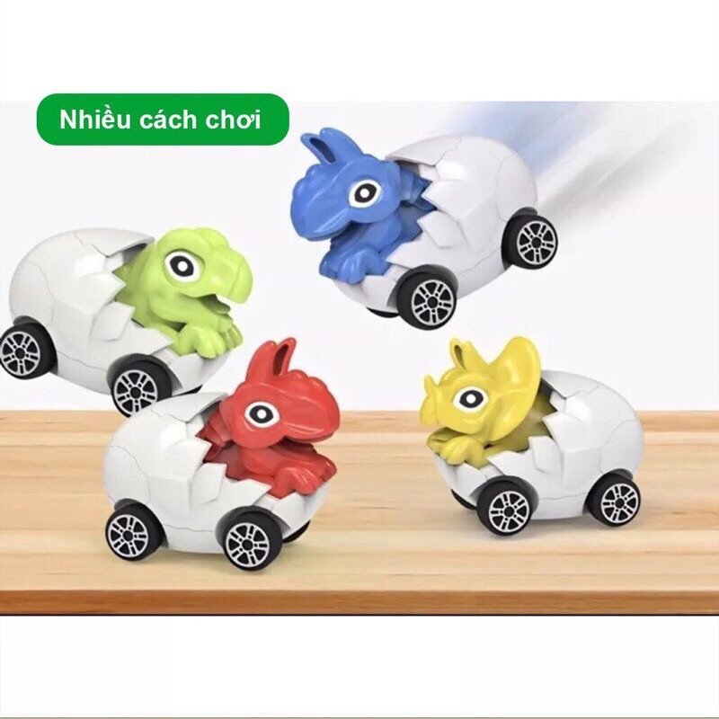 Khủng Long Ôm Xe Khủng Long Đồ Chơi Đồ Chơi Bé Trai Mô Hình Khủng Long Có Cầu Trượt Khủng Long Bạo Chúa - PUPU HOUSE