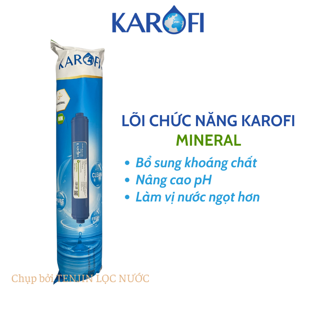 Combo 6 Lõi Chức Năng Karofi Chính Hãng Gồm T33-GAC, Mineral, Far Infrared, Nano Silver, ORP Alkaline và Hydrogen