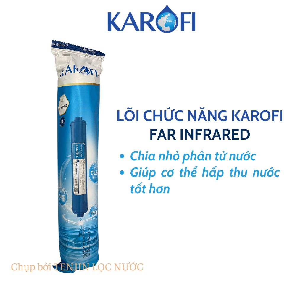 Combo 6 Lõi Chức Năng Karofi Chính Hãng Gồm T33-GAC, Mineral, Far Infrared, Nano Silver, ORP Alkaline và Hydrogen