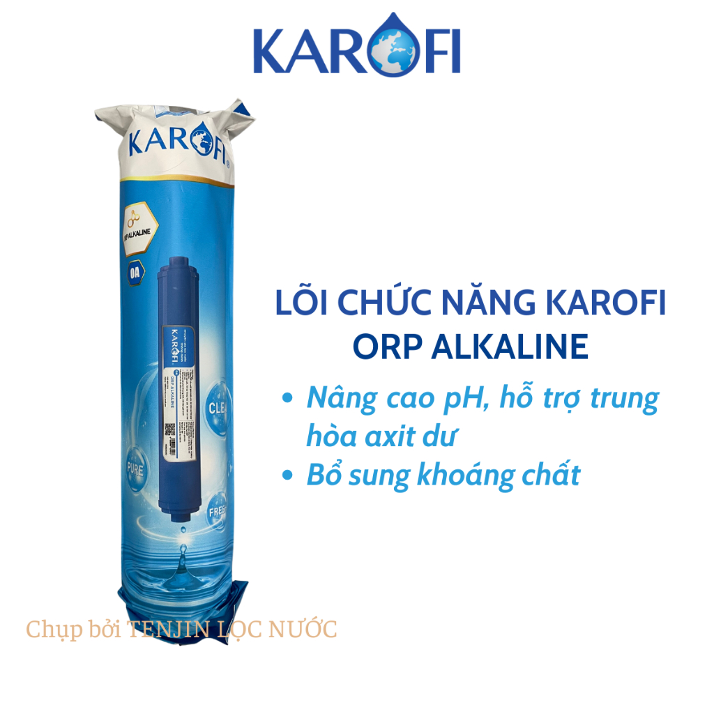 Combo 6 Lõi Chức Năng Karofi Chính Hãng Gồm T33-GAC, Mineral, Far Infrared, Nano Silver, ORP Alkaline và Hydrogen