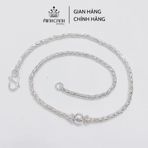 Dây Chuyền Bạc Trẻ Em 1 Bi - Minh Canh Jewelry