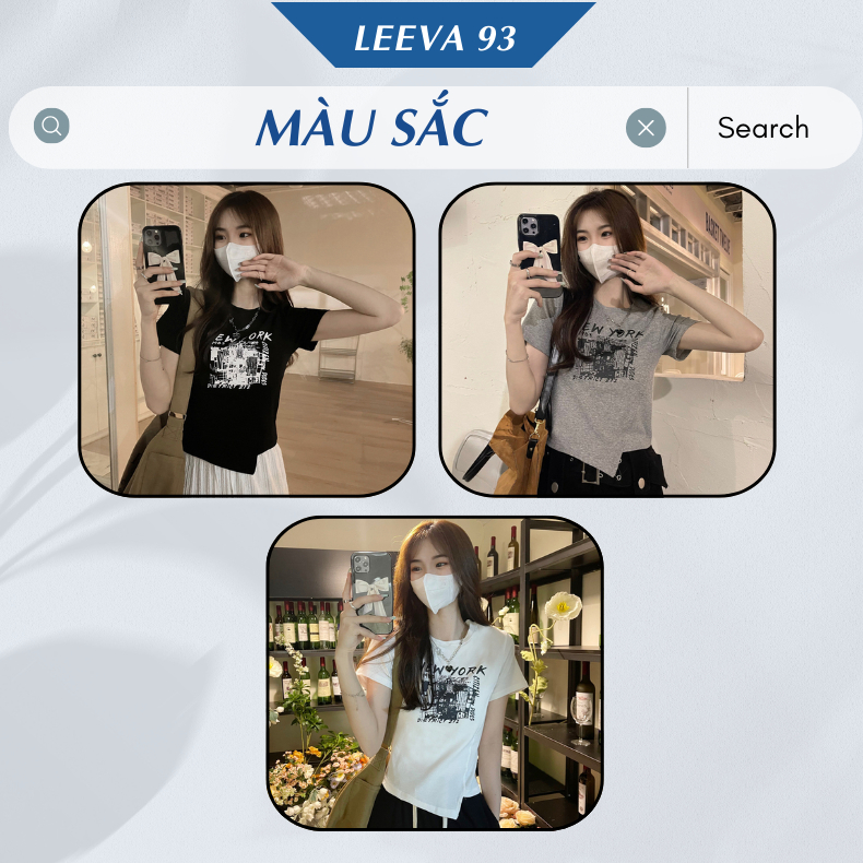 Áo thun croptop cổ tròn tay ngắn vạt lệch họa tiết in,áo phông nữ dáng ngắn co giãn đa chiều 1099