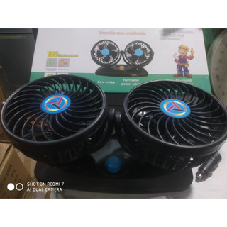 Quạt đôi điện 12v và 24v cỡ lớn dùng cho ô tô, xe tải.(Giá 1 chiếc)