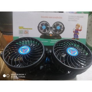Quạt đôi điện 12v và 24v cỡ lớn dùng cho ô tô, xe tải.(Giá 1 chiếc)