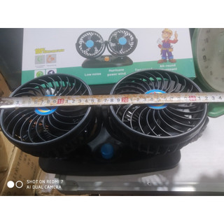 Quạt đôi điện 12v và 24v cỡ lớn dùng cho ô tô, xe tải.(Giá 1 chiếc)