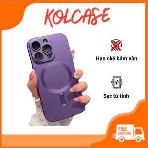 Ốp điện thoại chống bám vân KOLEAD P36 hỗ trợ sạc từ tính, bảo vệ camera dành cho iphone 11 12 13 14 15 Promax