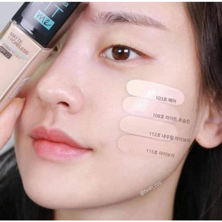 Kem Nền Kiềm Dầu Maybelline Fit Me Matte Poreless Foundation Che Phủ Tốt Lâu Trôi 30ml - Bebeau