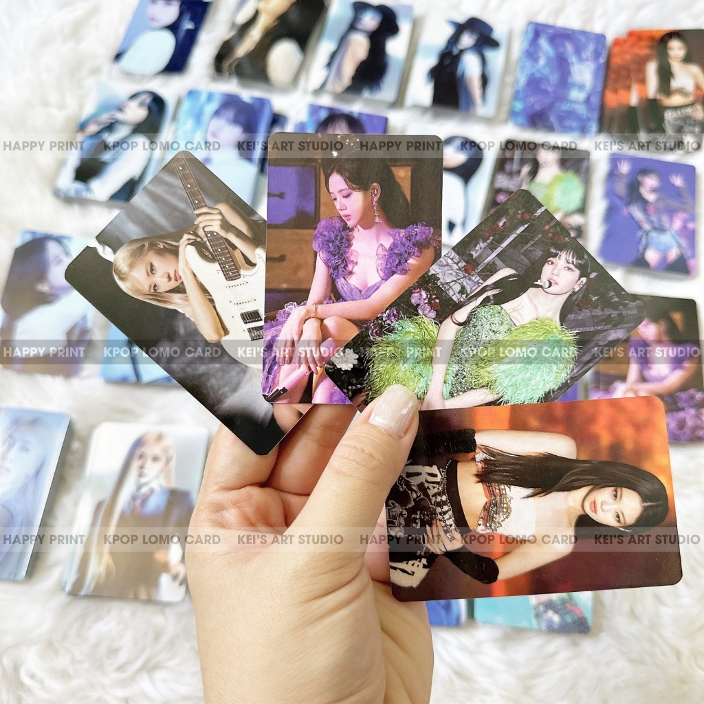[CARD LOMO MUA 3 TẶNG 1] Blackpink THE SHOW:  Rosé, Jisoo, Lisa, Jennie: Soo ngẩng, Jen Ngẩng, R xoài, Li ngẩng, R đàn