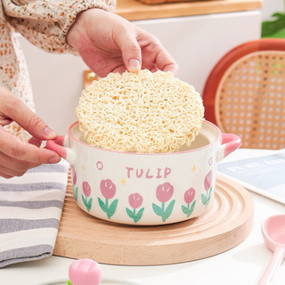 Bộ nồi sứ có nắp kèm thìa siêu xinh cho các nàng đây ạ