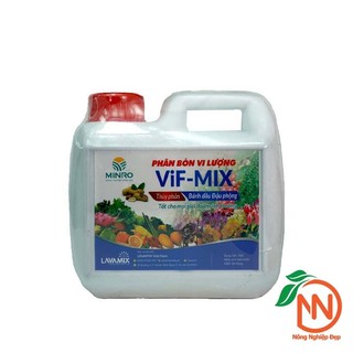 Phân Bánh Dầu Nước VIF-MIX [ Can 1 Lít ] - Bánh Dầu Đậu Phộng Thủy Phân