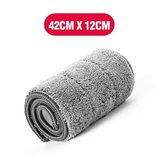 Bông lau nhà dành cho chổi lau tự vắt 42 x12cm,Miếng lau nhà thay thay thế 2 đầu gài 42cm