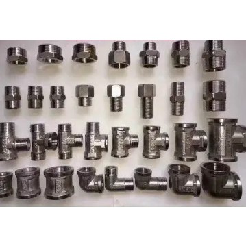 Đầu nối ren trong-ren ngoài inox đủ loại- Kép inox, tê nox, nơ, cút ...