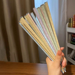 Set 5 đôi đũa thuỷ tinh màu PATSEL thời thượng