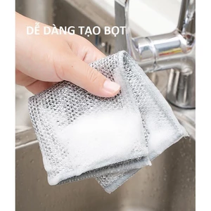 Miếng rửa chén thép hàng 2 lớp dày đẹp