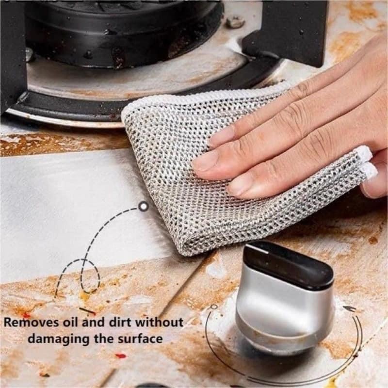 Miếng rửa chén thép hàng 2 lớp dày đẹp