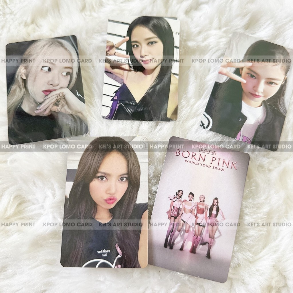 [CARD LOMO  MUA 3 TẶNG 1] Blackpink Rosé, Jisoo, Lisa, Jennie - OTP4 HYLT, The album, The show, KMS, LP, LD,...
