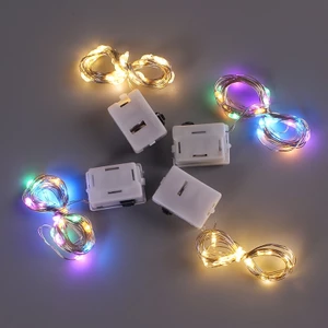 Set 2 dây đèn đom đóm dùng để trang trí có 3 chế độ sáng - có nhiều màu