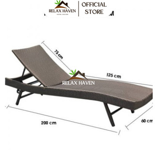 Giường Bể Bơi mây nhựa Cao Cấp Relax Haven - Trang Trí sân vườn khu nghỉ dưỡng khách sạn, dùng Tắm Nắng, Thư Giãn/HCM