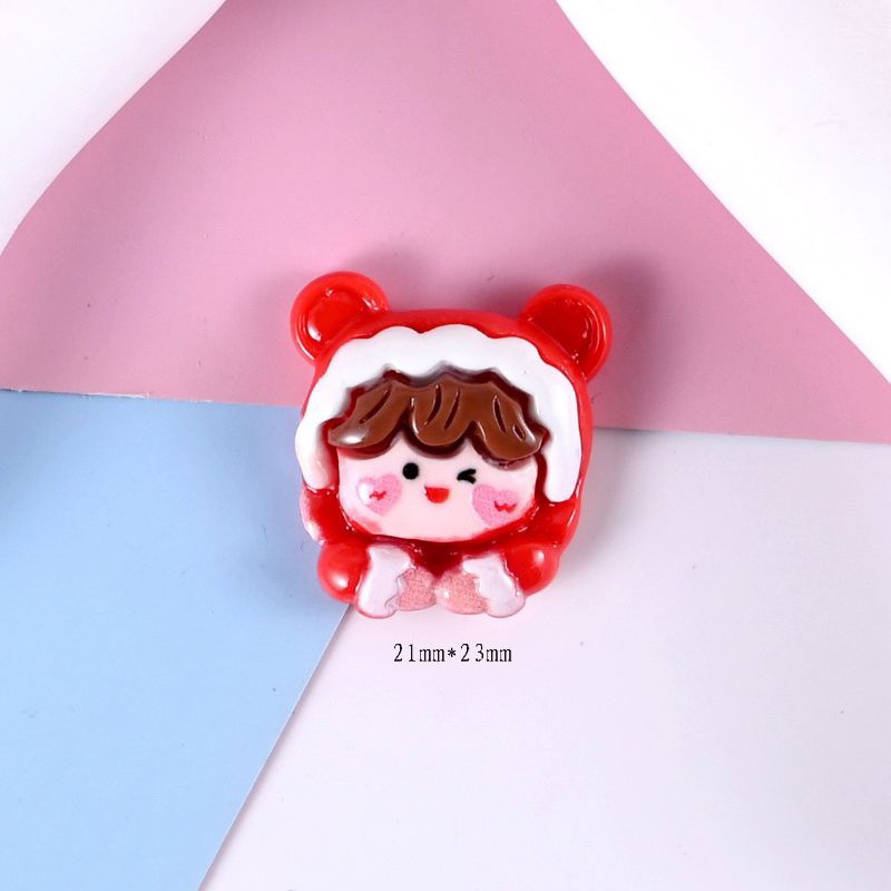 CHARM EM BÉ QUÀNG KHĂN ĐỎ DỄ THƯƠNG ĐỂ TRANG TRÍ