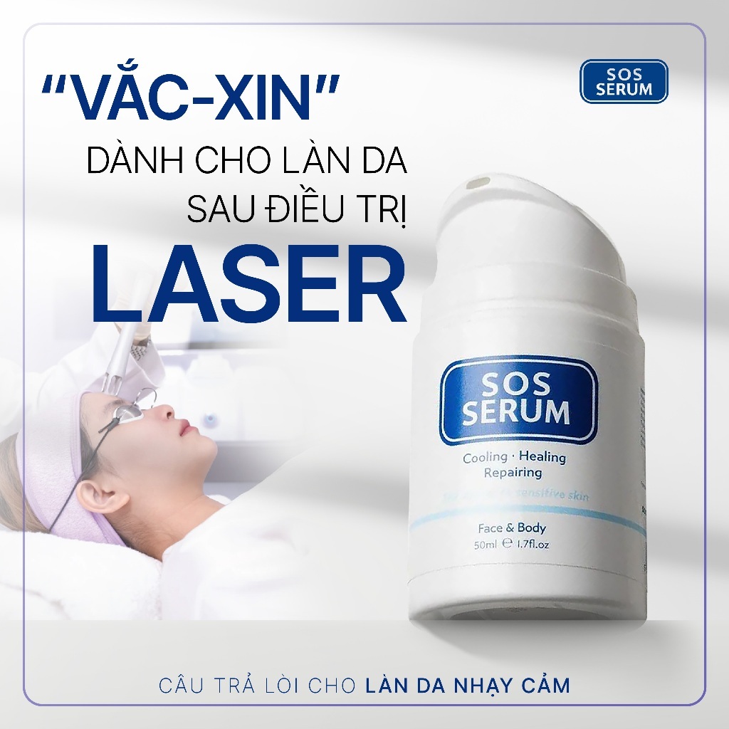 Tinh chất làm lạnh, phục hồi, sửa chữa da SOS SERUM