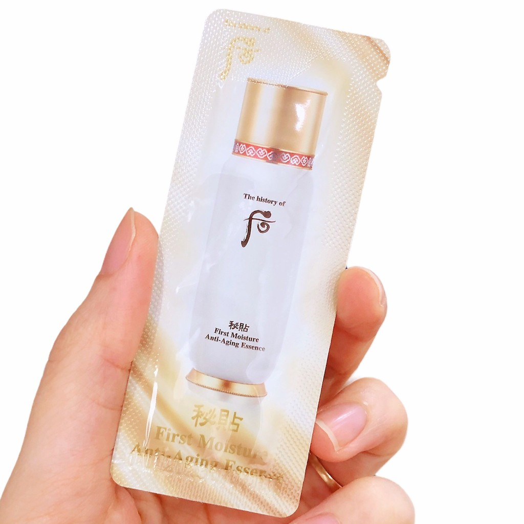 50 Gói Sample Tinh chất khởi nguồn Whoo dưỡng sáng,tăng cường tuần hoàn da-Whoo Bicheop First Care Anti-Aging Essence | BigBuy360 - bigbuy360.vn
