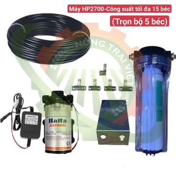 Máy phun sương làm mát, trọn bộ máy phun sương Haita HP2700, trọn bộ máy phun sương Haita HP2900 và 15béc