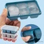 Khay làm đá mini 6 viên, chất liệu silicon siêu bền, có nắp đậy tiện dụng