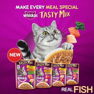 [COMBO 20-10-5] gói Pate mèo Whiskas Thức ăn cho mèo dạng xốt gói 80g cho mèo con và trưởng thành