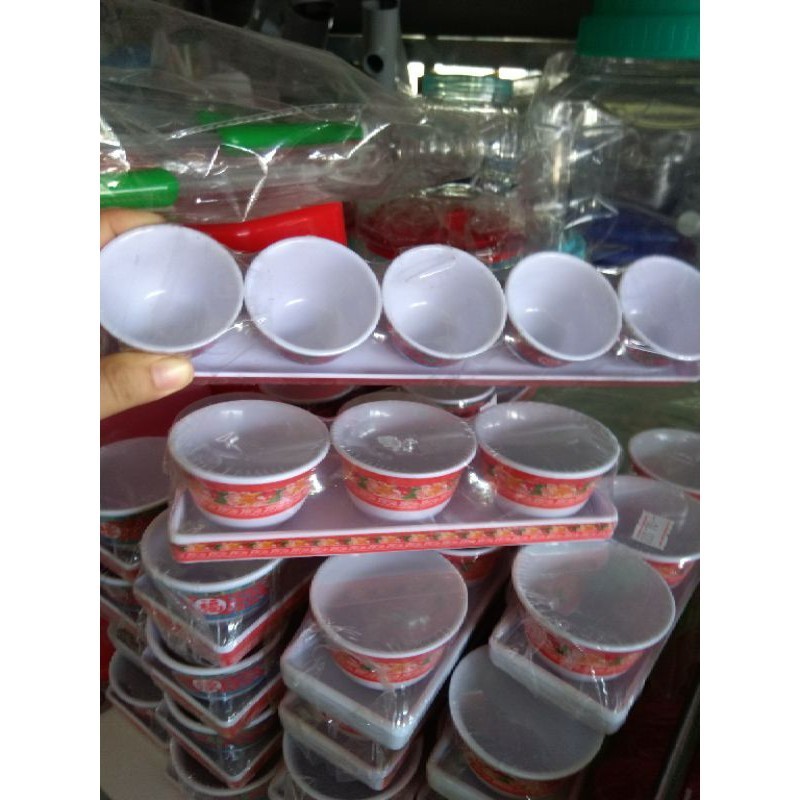 Bộ Chung Cúng Nhựa Mica 3 Chung, 5 Chung