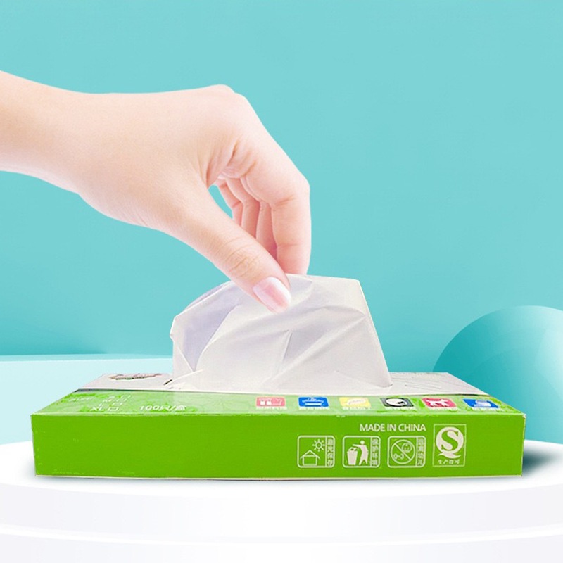 Găng Tay Nhựa Dẻo TPE Cao Su Mềm Mại Tiện Dụng