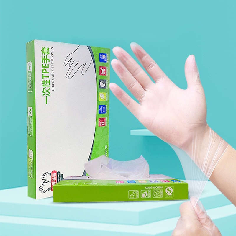 Găng Tay Nhựa Dẻo TPE Cao Su Mềm Mại Tiện Dụng