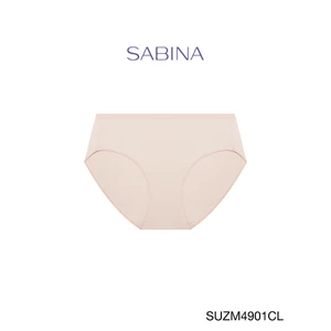 Quần Lót Lưng Vừa Cạp Cao Big Size Màu Trơn Panty Zone By Sabina SUZM4901 (size lớn)