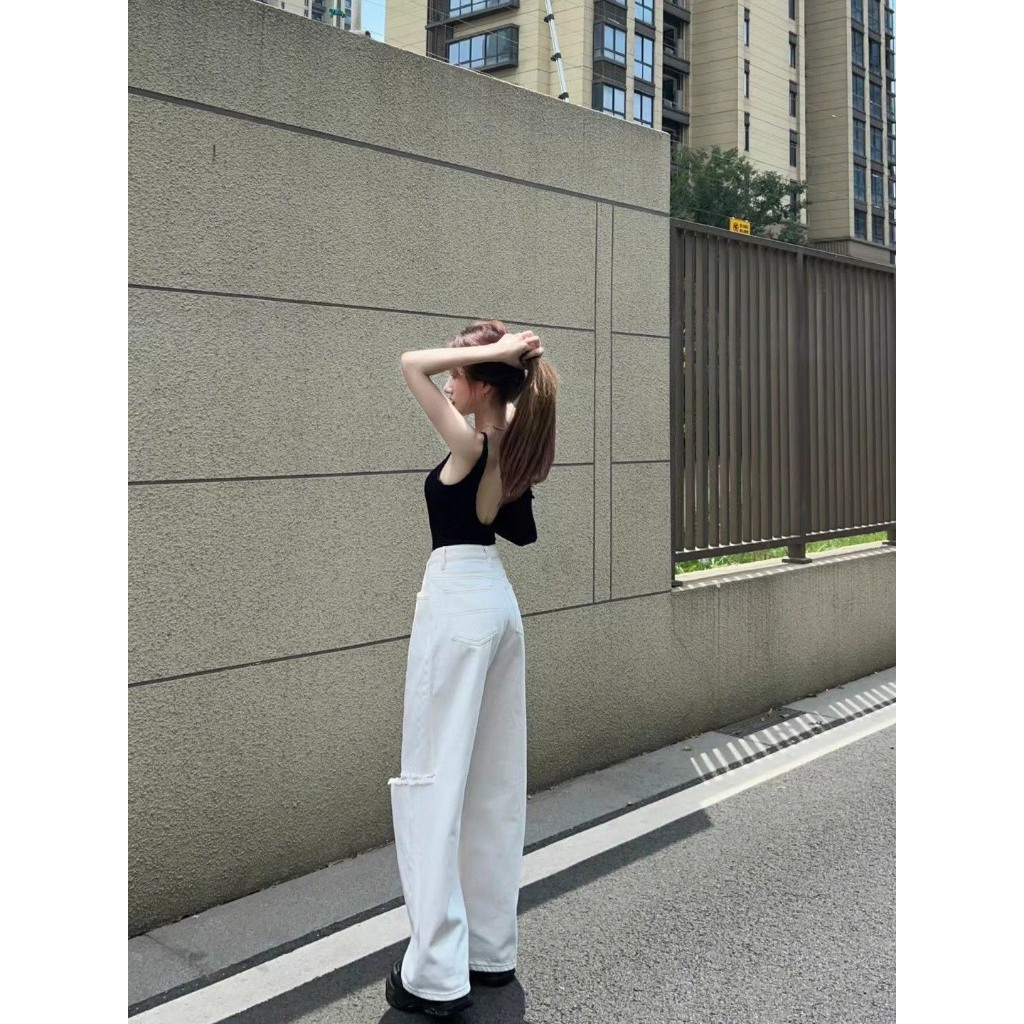Áo bodysuit liền thân mùa hè thiết kế hai dây hở lưng ôm body gợi cảm quyến rũ hàng QCCC SP156