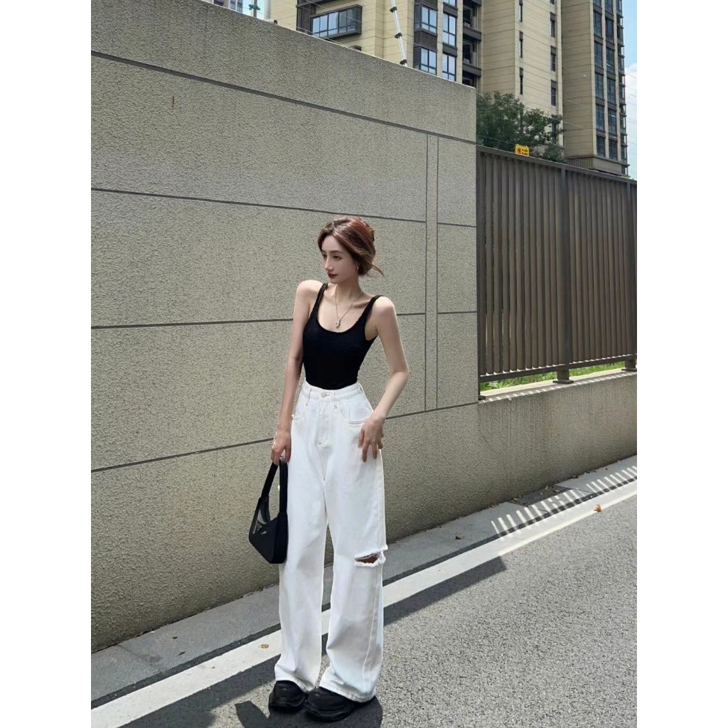 Áo bodysuit liền thân mùa hè thiết kế hai dây hở lưng ôm body gợi cảm quyến rũ hàng QCCC SP156