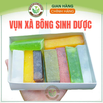 Combo Vụn xà bông sinh dược mini- Tặng kèm túi lưới. Vụn xà phòng thảo dược Sinh Dược