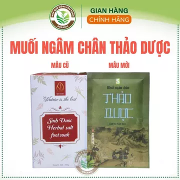 Muối ngâm chân thảo dược HTX Sinh Dược, vua muối,muối độc mộc giúp ngủ ngon giảm tê bì chân tay, lưu thông khí huyết