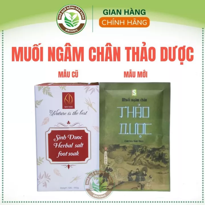 Muối ngâm chân thảo dược HTX Sinh Dược, vua muối,muối độc mộc giúp ngủ ngon giảm tê bì chân tay, lưu thông khí huyết