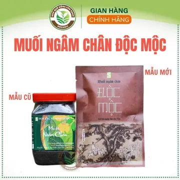 Muối ngâm chân Độc Mộc HTX Sinh Dược, muối ngâm chân thảo dược. ngủ ngon giảm tê bì chân tay