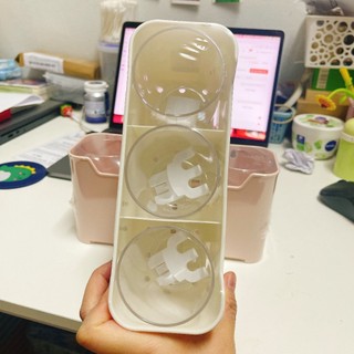 Bộ cắm bàn chải 3 cốc MS 1347 nhựa Việt Nhật,khay kệ để bàn chải, cốc và kem đánh răng kèm miếng dán siêu chắc { H }